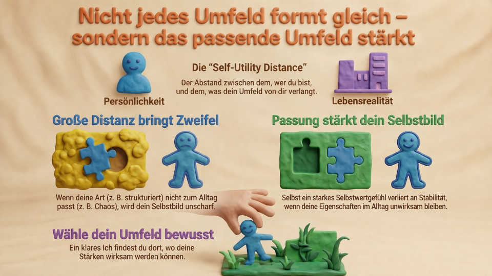 Passendes Umfeld stärkt Selbstbild