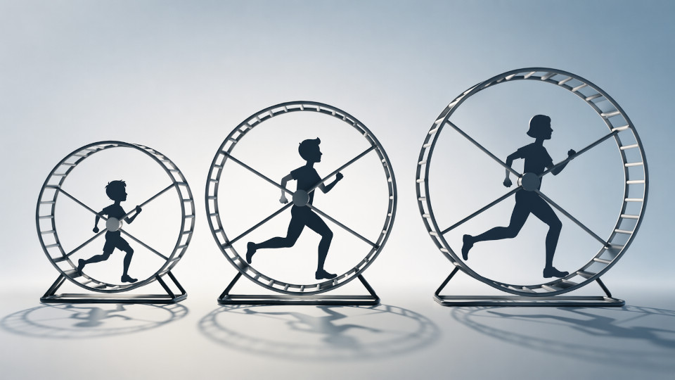 Unser Hamsterrad – Stillstand trotz Bewegung