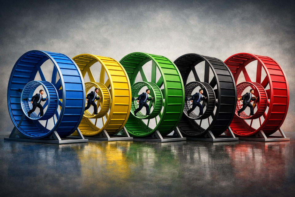 Das politische Hamsterrad